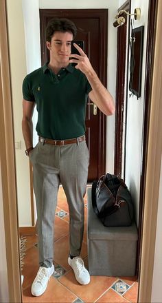 Outfit Old Money, Money Clothing, Money Clothes, Mens Smart Casual Outfits, Old Money Outfits, Polo Shirt Outfits, Mens Business Casual Outfits, Polo Outfit, Herren Style