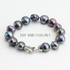 Baroque pearl bracelet,10mm black pearl bracelet,irregular pearl bracelet,wedding jewelry bridesmaid bracelet,christmas gift,nugget pearl by PearlOnly on Etsy https://www.etsy.com/listing/603048506/baroque-pearl-bracelet10mm-black-pearl Silver Baroque Pearl Bracelets With Round Beads, Silver Baroque Pearl Bracelet Gift, Silver Bracelet With Baroque Pearls, Silver Baroque Pearl Bracelets As A Gift, Silver Baroque Pearl Bracelet With Round Beads, Silver Baroque Pearl Bracelet, Black Pearl Bracelet As A Gift, Black Pearl Bracelet, Pearl Bracelet Wedding