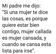 a poem written in spanish on white paper with the words'mi padre me dijo si una muer te dice las cosas, porque