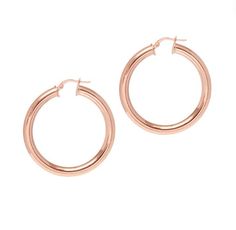 CHunky Bold Rose Gold hoop earrings; beautiful, simple classics. Slick, shiny, chunky gold hoops with barely there lobster clasps will sure bring hoopy vibes to your day...    Material: Sustainable Sterling Silver and rose gold plating. Hypoallergenic and featherlight too. Diameter of each hoop: 39 mm Thickness of each hoop: 3 mm Made in Italy Sterling silver with 18 carat rose gold plating Rose Gold Hoop Earrings, Chunky Hoop Earrings, August Birthstone Jewelry, July Birthstone Jewelry, Jewelry Ring Box, Pearl Jewellery Earrings, Evil Eye Jewelry, Eye Jewelry, Rose Earrings