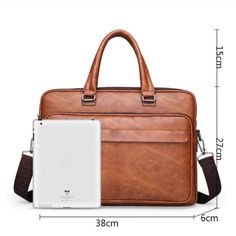 Handle/Strap Type : soft handle Material Composition : PU Leather Model Number : Business Briefcase Lining Material : POLYESTER Style : Business Gender : MEN Pattern Type : Solid Closure Type : zipper Main Material : GENUINE LEATHER Brand Name : ISKYBOB Item Type : Briefcases Type : Shoulder Bag / Crossbody Bag / Handbag / Laptop Bag / Messenger Bag Type 1 : Business Briefcase / Satchel Bag Type 2 : office bag men / classic briefcase bag for men Type 3 : businessman briefcase Type 4 : men s busi Office Bags For Men, Men Briefcase, Briefcase Bag, Laptop Shoulder Bag, Laptop Tote, Bag Suitcase, Popular Bags, Briefcase For Men, Mens Leather Bag