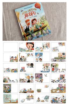 an image of children's books with pictures on them and the title in english