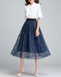 * A midi skirt with elastic waist. * Made of quality lace fabric and soft lining. * Can custom make waist size and skirt length. * Material: 90% polyester, 10% spandex * Size: True to US size, US 0-US 20 are available, you can let us know your usual size and height in your order. * Shipping: Free shipping Processing time : 5-7 Business days Delivery time : 7-20 Business days Tracking number available If you need rush order or expedited shipping, please let us know, thanks. Spring Lace Patchwork Skirt, Chic Lace Patchwork Skirt, Spring Flowy Lace Patchwork Skirt, Spring Flowy Skirt With Lace Patchwork, Flowy Tiered Skirt With Lace Patchwork, Flowy Lace Patchwork Tiered Skirt, Elegant Skirt With Lace Patchwork, Elegant Long Skirt With Lace Patchwork, Long Skirt With Lace Patchwork