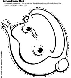 the letter c is for octopus coloring page with an image of its head and eyes