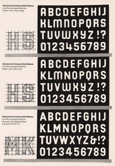 some type of alphabet with numbers and letters on it's sides, all in different styles