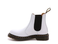 Dr. Martens 2976 Chelsea Boot - Women's | DSW White Casual Chelsea Boots With Round Toe, Casual White Chelsea Boots With Round Toe, Casual White Round Toe Chelsea Boots, White Ankle Boots For Streetwear, Classic White Ankle-high Boots, Classic White Ankle Boots, White Boots For Fall Streetwear, White Chelsea Boots With Round Toe For Fall, White Round Toe Chelsea Boots For Fall