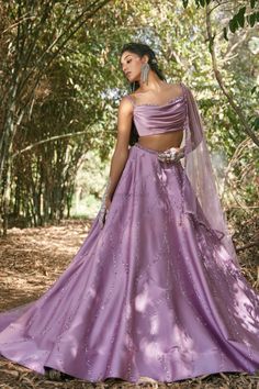 Mauve Lengha Designs, Orang India, Lehnga Dress, Saree Style