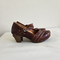 Reposhing This Item I Purchased From @Becasual. Too Small For My Foot So Never Worn. I Love Them Tho!! Questions? Leave A Comment Below! Casual Leather Heels With 4-inch Heel, Dansko Shoes, Leather Mary Janes, Mary Janes, Shoes Women Heels, Block Heels, Brown Leather, Shoes Heels, I Love