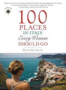 the cover of 100 places in italy for every woman should go, including cliffs and ocean views