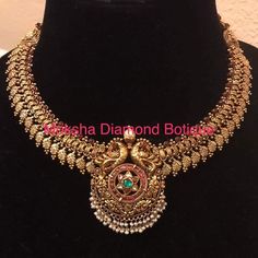 Simple Gold Necklace Designs, Golden Necklaces, Mango Haram, Simple Gold Necklace, Temple Jewellery Earrings