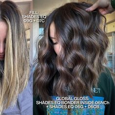 Chocolate Brown Formula Redken, 8vg Redken Shades Eq, Redken Shades Eq Gloss Formulas Brown, Blonde To Brunette Shades Eq, 6vb Shades Eq, Shades Eq Fill Formula, How To Fill Blonde Hair To Brown, Redken Shades Eq 6nch