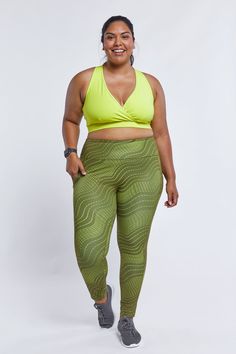 Built in the same silhouette as our beloved Crossover and Michal bras, this low-impact athletic top is perfect for yoga, hiking, dancing, or just a long walk around the grocery store. Two layers of our signature activewear fabric, plus an extra layer of compressive mesh for soft, comfortable support in a snug fit. Body: 70% recycled polyester, 30% spandex Mesh lining: 83% nylon, 17% spandex OEKO-Tex ® certified Fit tested on all body types Built-in pockets for optional insertable foam cups Snug Yoga For Plus Size Women, Gym Wear For Women Plus Size, Activewear Fabric, Reversible Swimwear, Short One Piece, Long Walk, Foam Cups, Model Poses Photography, Soft Bra