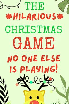 Struggling to find a fun Christmas party game that everyone, from kids to adults, will enjoy? This holiday party game adds laughter and excitement, making it perfect for Christmas Eve games or an adult Christmas party. Save this pin for easy access to Christmas games to play that will entertain all ages! Holiday Party Game, Holiday Party Games, Holiday Games