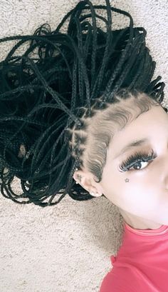 Edges Ideas, Knot Hairstyles, Small Knotless, Loc Hairstyles, Sleek Ponytail Hairstyles, Story Love, Big Box Braids Hairstyles