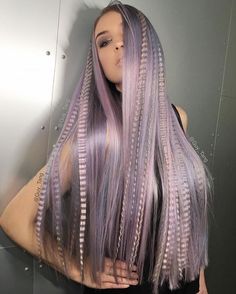 Long Purple Hair, Crimped Hair, Lilac Hair, Pastel Hair, Grunge Hair, Love Hair