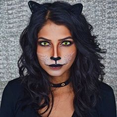 Cat Makeup Tutorial, Maquillage Halloween Simple, Halloweenský Makeup, Animal Makeup