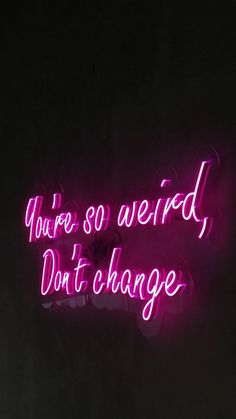 #NeonSigns #BrightIdeas #NeonSignNames #NeonInspiration #NeonRoom #RoomDecor Y2k Inspirational Quotes, Pink Arson Aesthetic, Led Light Quotes, Neon Sign Room Aesthetic, Neon Motivational Quotes, Neon Sign Quotes, Neon Word Lights, Uicideboy Wallpaper, Signs Quotes