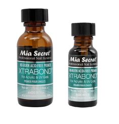 Mia Secret XTRABOND no-Burn Acid-FREE Primer .5oz /15ml OR 1oz /30ml -YOU CHOOSE Gel Primer, Fashion Accessories Illustration, We Are Closed, Beauty Nail, Nail Polishes, Artificial Nails