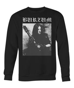 a black sweatshirt with an image of the guitarist in front of it that says,'dark