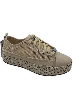 Trendy Fashion Skechers BOBS Espadrille Lace-Up Sneakers Sesame Natural, Womens Shoes Skechers Bobs, Open Weave, Up Styles, Trendy Fashion, Athletic Shoes, Espadrilles, Shoe Boots, Lace Up, Women Shoes