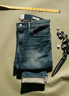 Our premium denim is inspired by the classic vintage blue jean. Our Premium Japanese 4-Way Stretch Selvedge denim story starts in Japan where our fabric is developed at one of the oldest denim mills. We blend a unique 4 way stretch material with selvedge denim to create a specific amount of stretch and comfort you wouldn’t typically get with selvedge denim. This 360 degree of stretch gives the wearer comfort from every angle no matter what they are doing. Our 4-Way Stretch selvedge fabric is wea Luxury Selvedge Streetwear Bottoms, Luxury Selvedge Bottoms For Workwear, Luxury Retro Selvedge Jeans, Azul Vintage, Cotton Citizen, All Jeans, Retro Brand, Belted Jacket, Selvedge Denim