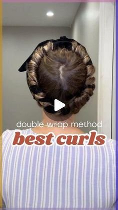 Heartless Curls For Extensions, Satin Hair Rollers, Natural Overnight Curls, Yoga Pants Heatless Curls, Morning Hair Routine Curls, Rag Curls Tutorial How To Do, Diy Heatless Curl Headband, Heatless Curls How To Wrap, Heatless Curl Techniques