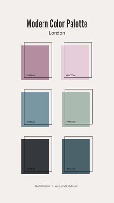 the modern color palette for london