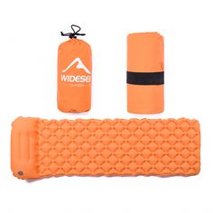 Widesea Single Sleeping Pad Inflatable Air Mattresses Folding Portable Furniture Bed Ultralight Cushion with Pillow Camping Travel Color: Blue,Green,Orange,Navy Material: TPU,Nylon Precise details: Specification: Brand Widesea Material TPU + Nylon Size before inflating 225x67cm Size after inflation (165+25)x58x5cm Weig Portable Furniture, Inflatable Float, Gymnastics Mats, Air Mattresses, Mattress On Floor, Beach Tent, Camping Bed, Picnic Mat, Portable Bag