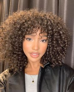 Ange Jose, Bang Wig, Human Hair Wigs With Bangs, Curly Bangs, Curly Human Hair Wig, Human Wigs, Hair Crush, Wig Human Hair