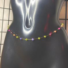 handmade Rainbow Mixed  Quartz Gemstone Crystals Gold Waist Chain Simple Summer Beach Belly Chain Bikini Body Jewellery Waist Beads Waist Beads Waist Chain belly chain  Body Jewellery  Can be made up to 50inches  #bellybeads #bodyjewellery #waistbeads  #affirmations #chakra  Waistbead waistbeads waist bead ❤️ Beaded Body Chain For Summer Festivals, Summer Festival Beaded Body Chain, Adjustable Body Chain For Summer Beach, Adjustable Body Chain For Beach In Summer, Adjustable Waist Chain For Beach And Summer, Adjustable Summer Beach Body Chain, Bohemian Waist Chain With Colorful Beads For The Beach, Bohemian Waist Beads For Beach, Bohemian Waist Chain For Summer Beach