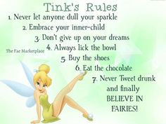 a cartoon tinkerbell sitting on the ground with her legs spread out in front of her