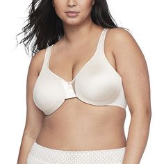 This underwired women's bra from Warners Signature Support collection is made from a stretch woven fabric with built-in medium support, full coverage, and hook-and-eye back closures.Bra Type: Underwire, Minimizer, Full CoverageFeatures: Stretch Fabric, Adjustable Straps, Back Support, Comfort StrapsClosure Type: Hook & EyeSupport: Medium SupportFiber Content: 75% Nylon, 25% SpandexFabric Description: WovenCare: Machine WashMaterial: NylonCountry of Origin: Imported Supportive Bra With Moderate Coverage, Beige Underwire Bra With Moderate Coverage, Fitted Beige Bra With Light Support, Stretch Bra With Moderate Coverage, Beige Underwire Bra, Coverage Bras, Full Coverage Bra, Bra Types, Back Support