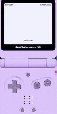 an old nintendo game boy advance is shown in this image