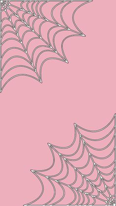 a spider web pattern on a pink background