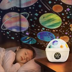 PRICES MAY VARY. 💙【Alarm Clocks Night Light】This kids alarm clocks you will get 4 style projector lamps pattern and 4 colors of light, unicorn, dinosaur, starry sky, moon stars alarm clocks night light. It can be used as a wake up light, multicolored night lights, mood night light.Our projection night light included a USB cable.(Please charge first when you receive the alarm clock) 💙【Unique Function】Does your child still don't understand what time is? The cute sleep training clock help your to Alarm Clock Digital, Blue Starry Sky, Mood Night, Unicorn Dinosaur, Sky Projector, Kids Alarm Clock, Clock Digital, Sky Moon, Alarm Clocks