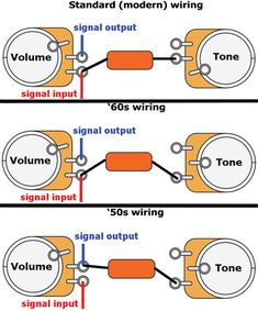 two diagrams showing the different types of wiring for an electrical device and how to wire them