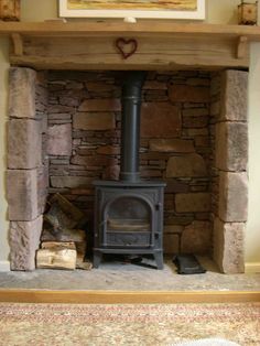 an image of a fire place in the fireplace