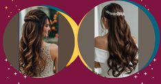 Let’s talk about your wedding hairstyle. Your ultimate goal? Look breathtakingly beautiful while allowing for the occasional hair toss! Half up, half down Up Hairdos, Simple Updo, Contemporary Bridal, The Modern Bride, Wedding Hairstyle