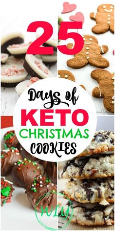 25 days of keto christmas cookies