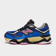 New Balance 9060 'Blue Oasis Real Pink' New Balance 9060, New Balance Blue, Shoes New Balance, New Balance Shoes, Woman Colour, New Balance, Oasis, Color Blue, Women Shoes