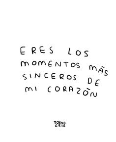 the words are written in spanish on a white background with black writing and an image of a