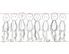 a line drawing of people standing in front of each other