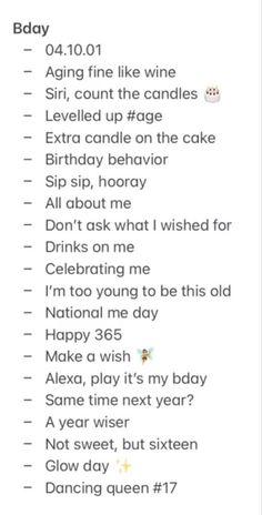 Sweetest Birthday Message, Aesthetic Birthday Captions For Yourself, Instagram Caption For Selfies, Birthdays Captions Instagram, Cute Captains For Instagram, Aesthetic Bday Captions, Aesthetic Words For Caption, Birthday Quotes For Self Posts, Quote For Instagram Captions