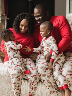 Tis the season! These Christmas pajamas are soft, cozy, and come in sizes for the whole family! Hand-painted presents and sleighs are perfect to celebrate the season! Available in sizes and styles from Newborn through Women's & Men's XXL Hand painted watercolor prints Made with the purest layer™ organic, GOTS certified, breathable cotton. Great for sensitive skin! Made in India WOMEN'S 2 PIECE PAJAMAS (XS - XXL) Crew neck, drop shoulder, long sleeve ribbed hi-low Tee Jogger style pajama pants wi Matching Christmas Pajamas Family, Family Matching Christmas Pajamas, Christmas Family Pajamas, Christmas Wear, Cotton Pjs, Pajama Romper, Burts Bees Baby, Spandex Pants, Cotton Pajamas