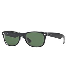 From Ray-Ban&#x2C; these sunglasses feature:Oversized plastic/acetate wayfarer framesSolid lensesPrescription compatibleImported. Purple Mirror, Ray Ban Men, New Wayfarer, Wayfarer Sunglasses, Unisex Sunglasses, Ray Ban Sunglasses, Spring Outfits Casual, Dillard's, Polarized Sunglasses