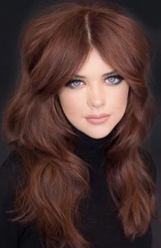 Red Hairstyles Medium Length, Dark Copper Hair Blue Eyes, Dark Ginger Hair Pale Skin, Brown To Auburn Hair Before And After, Auburn Brunette Hair Reddish Brown, Auburn Red, Hair Color Auburn