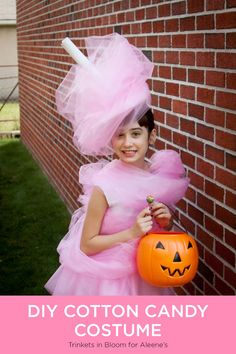 Cotton Candy Costume Diy, Diy Cotton Candy Costume, Diy Cotton Candy, Cotton Candy Costume, Halloween Costumes Kids Homemade, Silly Halloween, Sew Halloween Costume