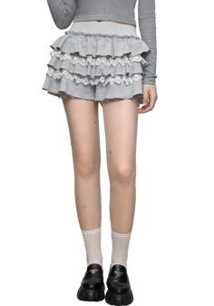 Lace Patchwork Cake Skirt - PSYLOS 1, Lace Patchwork Cake Skirt, Dress/Skirt, AYF OFFICIAL, PSYLOS 1 Pleated Skirt Outfit Short, Patchwork Cake, Grey Lace Shorts, Short Skirts Outfits, Pleated Skirt Outfit, American Workwear, Cake Skirt, Style Bundle, Concert Fits