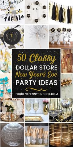 50 classy dollar store new years eve party ideas