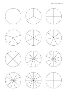 a bunch of circles that are drawn in different directions